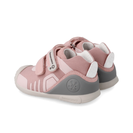 Παιδικό δερμάτινο ροζ sneaker για κορίτσια Biomecanics 221138-C